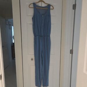 Cisono Light Blue Sleeveless Jumpsuit